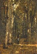 Laszlo Paal In the Forest of Fontainebleau oil painting artist